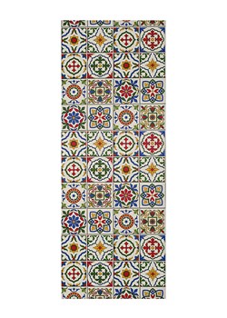 Atticgo Chodnik "Sprinty" w kolorze białym ze wzorem ze sklepu Limango Polska w kategorii Dywany - zdjęcie 189198382