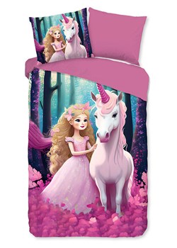 Pure Komplet pościeli "Julia" w kolorze miętowo-jasnoróżowym z mikrofibry ze sklepu Limango Polska w kategorii Pościel dziecięca - zdjęcie 189198474