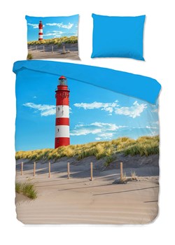 Pure Komplet pościeli "Beach" w kolorze błękitnym ze wzorem z mikrofibry ze sklepu Limango Polska w kategorii Pościele - zdjęcie 189198502