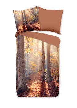 Pure Komplet pościeli "Autumn" w kolorze jasnobrązowym z mikrofibry ze sklepu Limango Polska w kategorii Pościele - zdjęcie 189198580