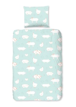 Good Morning Komplet pościeli renforcé w kolorze miętowym ze sklepu Limango Polska w kategorii Pościel dziecięca - zdjęcie 189198652