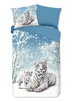 Good Morning Komplet pościeli flanelowej "Safe" w kolorze niebieskim ze sklepu Limango Polska w kategorii Pościele - zdjęcie 189198850