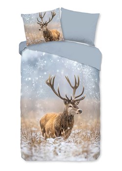 Good Morning Komplet pościeli flanelowej "Jolly" w kolorze błękitnym ze sklepu Limango Polska w kategorii Pościele - zdjęcie 189198923