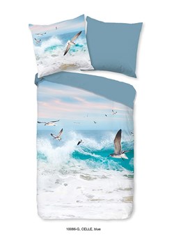 Good Morning Komplet pościeli "Celle" w kolorze biało-niebieskim ze sklepu Limango Polska w kategorii Pościele - zdjęcie 189198941