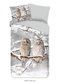 Good Morning Komplet pościeli flanelowej "Febe" w kolorze szarym ze sklepu Limango Polska w kategorii Pościele - zdjęcie 189199130