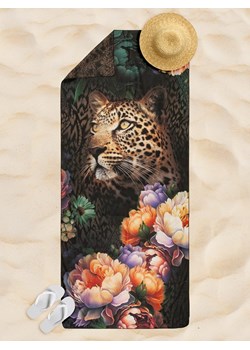 Good Morning Ręcznik plażowy "Descanso" w kolorze czarnym ze wzorem ze sklepu Limango Polska w kategorii Ręczniki - zdjęcie 189199520