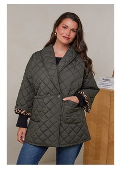 Curvy Lady Kurtka pikowana w kolorze khaki ze sklepu Limango Polska w kategorii Kurtki damskie - zdjęcie 189200112