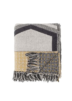 Bloomingville Koc "Alk" w kolorze szaro-granatowym - 160 x 130 cm ze sklepu Limango Polska w kategorii Tekstylia - zdjęcie 189201564