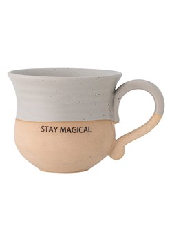 Bloomingville Kubek "Claire" w kolorze jasnoszaro-beżowym - 450 ml ze sklepu Limango Polska w kategorii Naczynia - zdjęcie 189201711