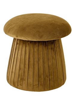 Bloomingville Puf "Roberta" w kolorze musztardowym - wys. 45 x Ø 44 cm ze sklepu Limango Polska w kategorii Pufy i siedziska - zdjęcie 189202332