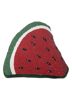 Bloomingville Poduszka "Senga" w kolorze czerwono-zielonym - 30 x 30 cm ze sklepu Limango Polska w kategorii Poduszki dekoracyjne - zdjęcie 189202411