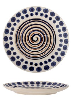 Bloomingville Talerz śniadaniowy "Shama" w kolorze niebiesko-pomarańczowym - Ø 20,5 cm ze sklepu Limango Polska w kategorii Naczynia - zdjęcie 189202481