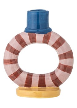 Bloomingville Świecznik w kolorze jasnoróżowo-czerwono-niebieskim - wys. 12 x Ø 10 cm ze sklepu Limango Polska w kategorii Świeczniki - zdjęcie 189202530