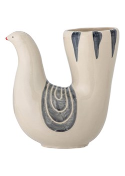 Bloomingville Wazon "Trudy" w kolorze kremowo-czarnym - 7,5 x 19 cm ze sklepu Limango Polska w kategorii Wazony - zdjęcie 189202612