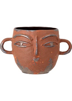 Bloomingville Doniczka "Lo" w kolorze brązowym - wys. 16,5 x Ø 18,5 cm ze sklepu Limango Polska w kategorii Doniczki i osłonki - zdjęcie 189202801