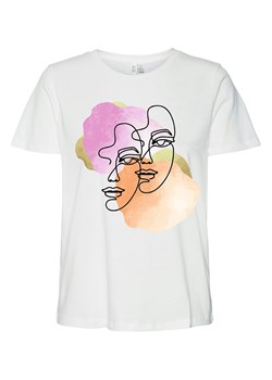 Vero Moda Koszulka w kolorze białym ze sklepu Limango Polska w kategorii Bluzki damskie - zdjęcie 189204753