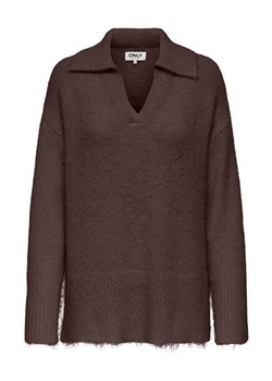 ONLY Sweter w kolorze brązowym ze sklepu Limango Polska w kategorii Swetry damskie - zdjęcie 189205270