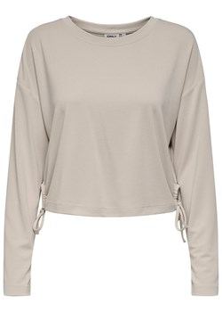ONLY Bluza w kolorze beżowym ze sklepu Limango Polska w kategorii Bluzy damskie - zdjęcie 189205272