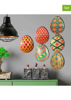 Allure Druki artystyczne (6 szt.) w kolorze pomarańczowo-zielonym ze sklepu Limango Polska w kategorii Obrazy - zdjęcie 189205852