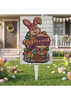 Allure Tabliczka ogrodowa w kolorze beżowym ze wzorem - 58 x 38 cm ze sklepu Limango Polska w kategorii Dekoracje i akcesoria ogrodowe - zdjęcie 189205880