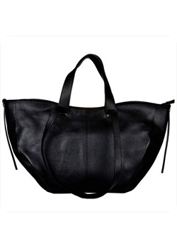 Borse in pelle torba skórzana shopper bag  czarna na ramię i do ze sklepu melon.pl w kategorii Torby Shopper bag - zdjęcie 189207073