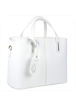 Torebka kuferek skóra naturalna kolor biały ze sklepu melon.pl w kategorii Kuferki - zdjęcie 189207080