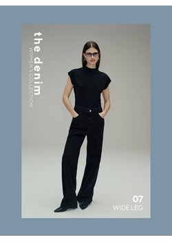 Reserved - Jeansy wide leg - czarny ze sklepu Reserved w kategorii Jeansy damskie - zdjęcie 189207203