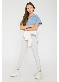 Szare legginsy z marszczeniami u dołu nogawek, Rozmiar - 170, Kolor - Szary ze sklepu REPORTER w kategorii Spodnie dziewczęce - zdjęcie 189207822