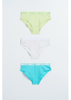 Kolorowe majtki z ozdobną gumą 3PAK, Rozmiar - 152, Kolor - Multikolor ze sklepu REPORTER w kategorii Majtki dziecięce - zdjęcie 189208531