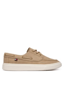 Półbuty Tommy Hilfiger T3B4-34352-0315 Beżowy ze sklepu eobuwie.pl w kategorii Półbuty dziecięce - zdjęcie 189209622