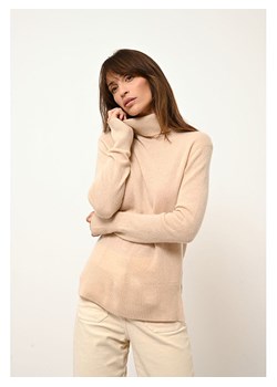 Just Cashmere Kaszmirowy golf "Lexie" w kolorze beżowym ze sklepu Limango Polska w kategorii Swetry damskie - zdjęcie 189209794