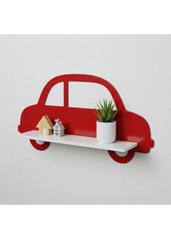 Woody Kids Regał ścienny w kolorze biało-czerwonym -  33 x 25 x 10 cm ze sklepu Limango Polska w kategorii Meble dziecięce - zdjęcie 189209821