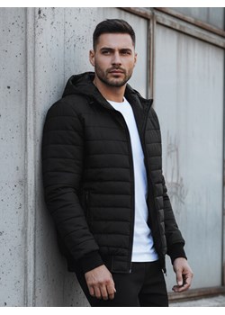 Kurtka męska przejściowa pikowana czarna Dstreet TX4145 ze sklepu DSTREET.PL w kategorii Kurtki męskie - zdjęcie 189210454