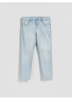 Reserved - Jeansy slim z efektem sprania - niebieski ze sklepu Reserved w kategorii Jeansy męskie - zdjęcie 189210854