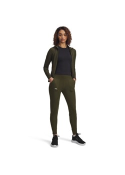 Damskie spodnie treningowe Under Armour Motion Jogger - khaki ze sklepu Sportstylestory.com w kategorii Spodnie damskie - zdjęcie 189210881