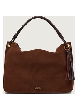 Tommy Hilfiger Shopperka TH STATEMEN | zamsz ze sklepu Gomez Fashion Store w kategorii Torby Shopper bag - zdjęcie 189212944