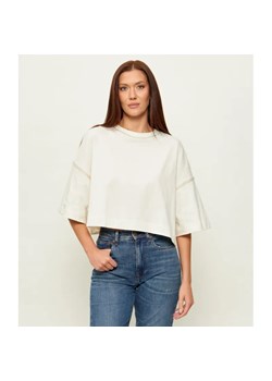 BOSS ORANGE T-shirt C_Ecrochet | Cropped Fit ze sklepu Gomez Fashion Store w kategorii Bluzki damskie - zdjęcie 189212960