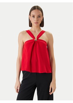 Morgan Bluzka 261-OGALAN Czerwony Regular Fit ze sklepu MODIVO w kategorii Bluzki damskie - zdjęcie 189213010