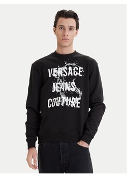 Versace Jeans Couture Bluza 80GAIC01 CF00C Czarny Regular Fit ze sklepu MODIVO w kategorii Bluzy męskie - zdjęcie 189214331