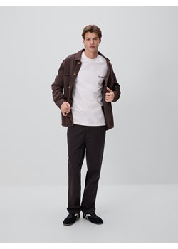 Reserved - Jeansowa koszula comfort fit - dark grey jeans ze sklepu Reserved w kategorii Koszule męskie - zdjęcie 189214860