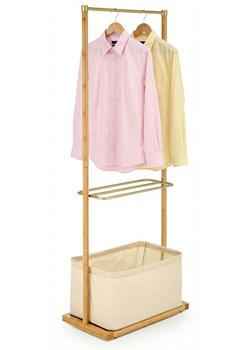 Bambusowy wieszak wolnostojący na ubrania A0-N62 ze sklepu Edinos.pl w kategorii Meble - zdjęcie 189216174