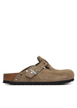 Birkenstock Klapki Boston Rivet 1030418 Beżowy ze sklepu MODIVO w kategorii Klapki damskie - zdjęcie 189216830