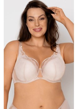 Biustonosz półusztywniany semi-soft beżowy Amelia 19203, Kolor beżowy, Rozmiar 100B, Mediolano ze sklepu Primodo w kategorii Biustonosze - zdjęcie 189217423