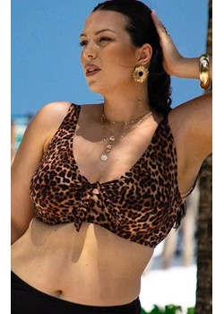 Dwuczęściowy strój kąpielowy plus size 615/46, Kolor czarny-panterka, Rozmiar XL, Primo ze sklepu Primodo w kategorii Stroje kąpielowe - zdjęcie 189217444