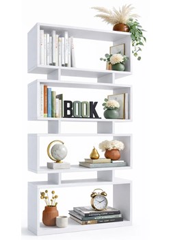 Biały ażurowy regał nowoczesny Z1-B29 ze sklepu Edinos.pl w kategorii Regały i witryny - zdjęcie 189217694