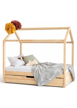Łóżko domek z szufladą P4-T32 ze sklepu Edinos.pl w kategorii Łóżka dziecięce - zdjęcie 189217701