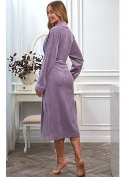 Długi szlafrok damski ametystowy 2620, Kolor ametyst, Rozmiar M, L&amp;L ze sklepu Intymna w kategorii Szlafroki damskie - zdjęcie 189217743