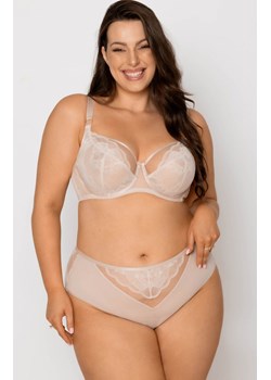 Beżowe figi damskie Amelia 19201, Kolor beżowy, Rozmiar 2XL, Mediolano ze sklepu Intymna w kategorii Majtki damskie - zdjęcie 189217762