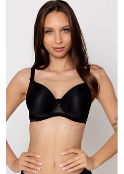 Biustonosz usztywniany typu kopa czarny Elena 19140, Kolor czarny, Rozmiar 100C, Mediolano ze sklepu Intymna w kategorii Biustonosze - zdjęcie 189217773