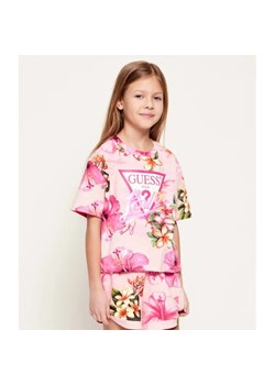 Guess T-shirt | Regular Fit ze sklepu Gomez Fashion Store w kategorii Bluzki dziewczęce - zdjęcie 189218360